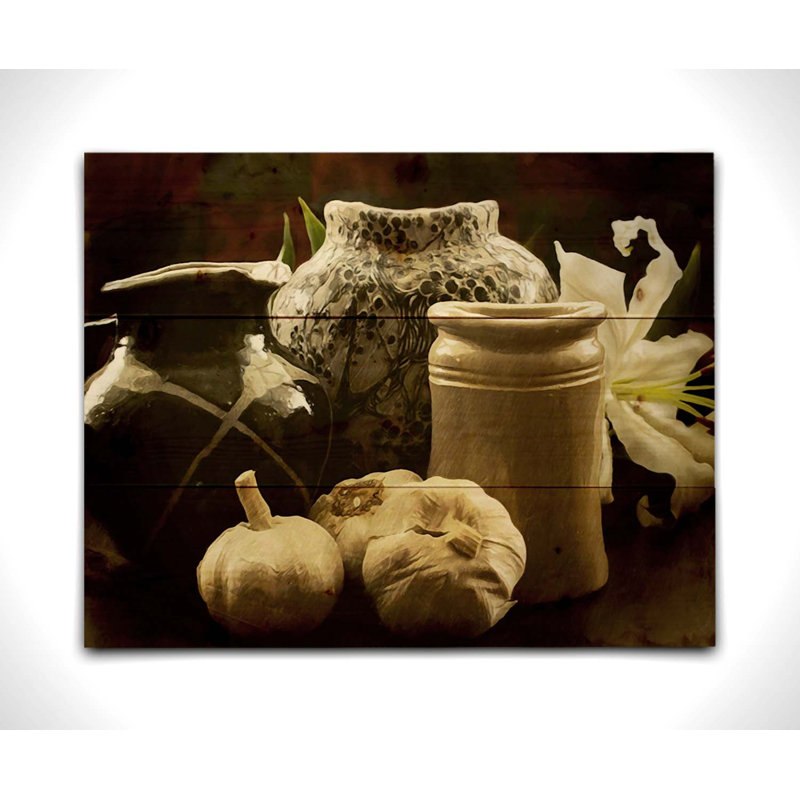 «Autumn Still Life» par Hal Halli, Sans cadre en bois, H 8 po x l 10 po x P 1,5 po