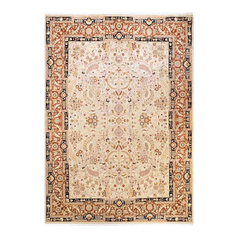 Classic One-of-a-Kind 9' 0" X 12' 5" Hand Knotted Area Rug