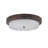 Modern Farmhouse Flush Mount Ceiling Light With Textured Crystal Glass