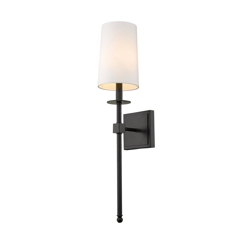 Vicksburg Armed Sconce, Matte Black