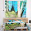 Tapisserie bleue sur le lac Phewa-28497136