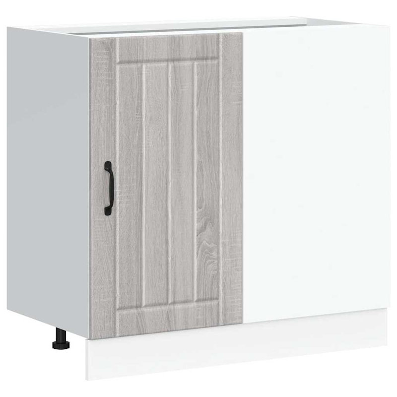 Takai Kitchen Base Cabinet "Lucca" Engineered Wood, grey sonoma