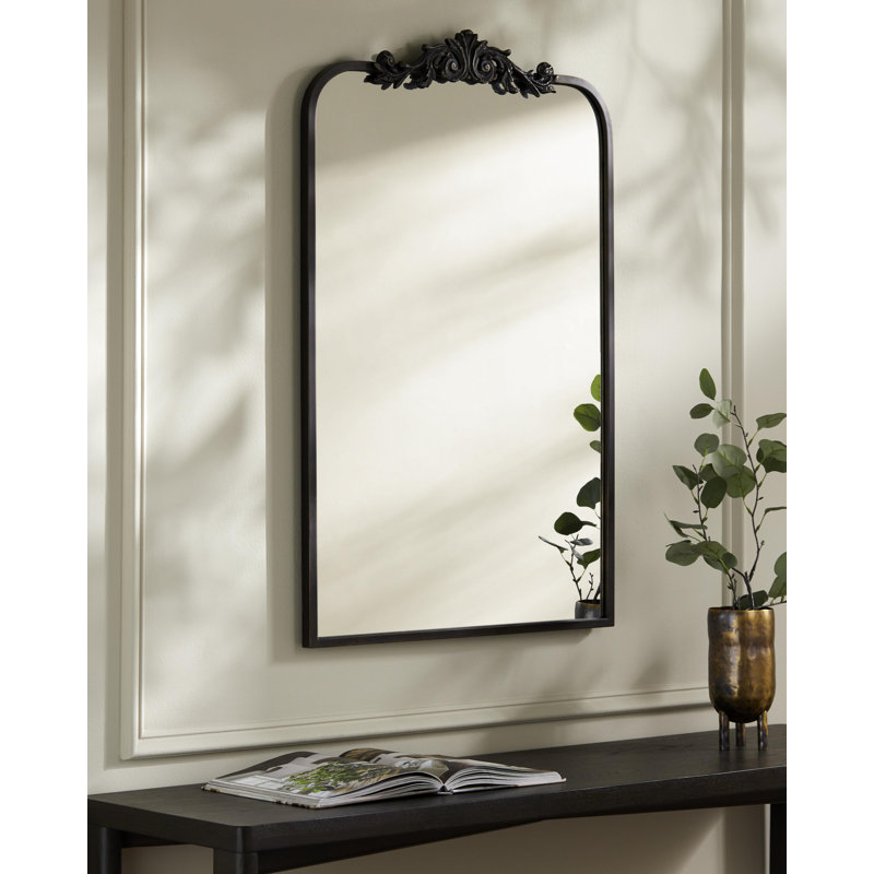 Miroir mural Anzlie, 36 po x 24 po, Or