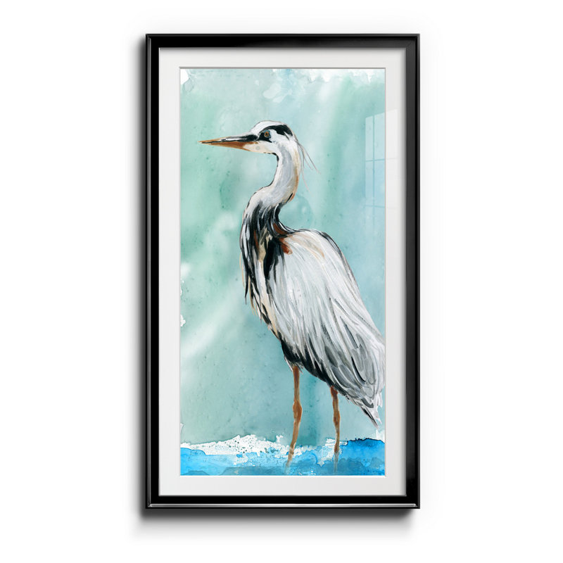Delray Crane II - impression, Noir, H 14,5 po x l 26,5 po x P 1,5 po