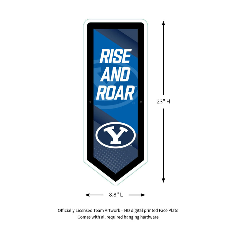 Enseigne murale NCAA Team Pennant, Université Brigham Young