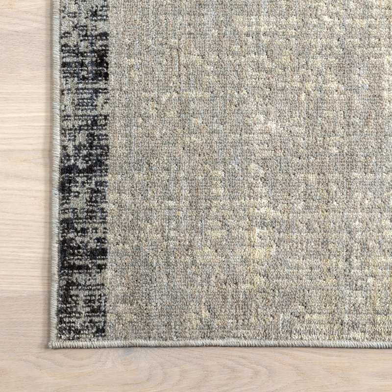 Emely Modern Striped Area Rug, Rectangle 4' x 6'