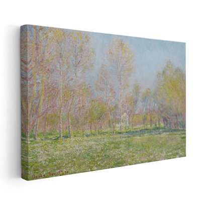 Printemps à Giverny, 1890 - reproduction d'art sur toile