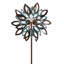 75"H Wind Spinner, Copper And Verdigris Leaves