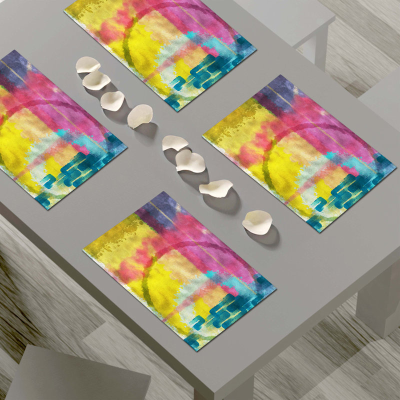 Napperon abstrait en polyester