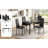 Dining Table for 4-6 Person,47" Rectangular Wooden Dining Table Top and Metal Frame for Home Kitchen Dining Desk