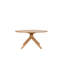 Cross Round Solid Oak Dining Table