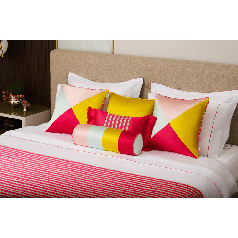 Pink Cylinder Pillow