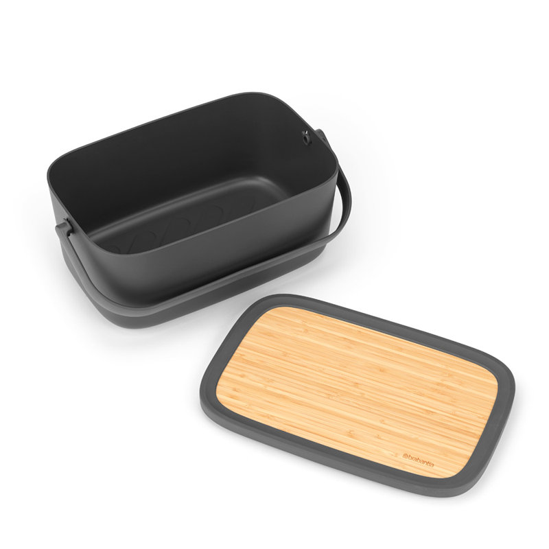 Boîte à pain Brabantia Nic, Gris foncé