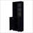 Black 2-Door Bookcase-569338208