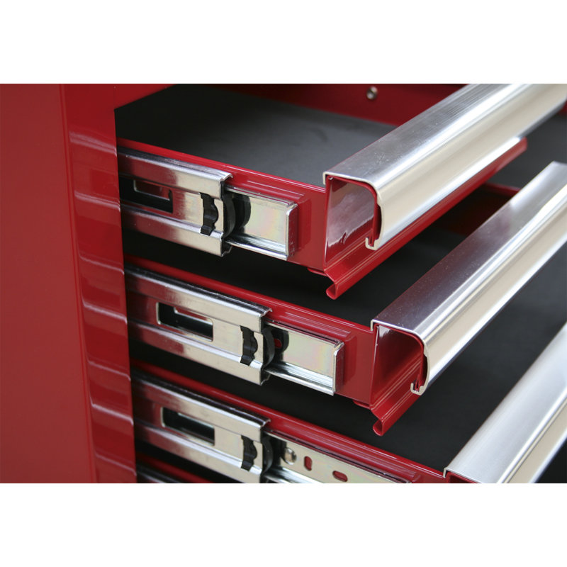 Metal Single Storage Cabinet ( 85cm H x 40.5cm W x 46.5cm D), Red