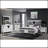 WHITE BED WITH LED-564149062