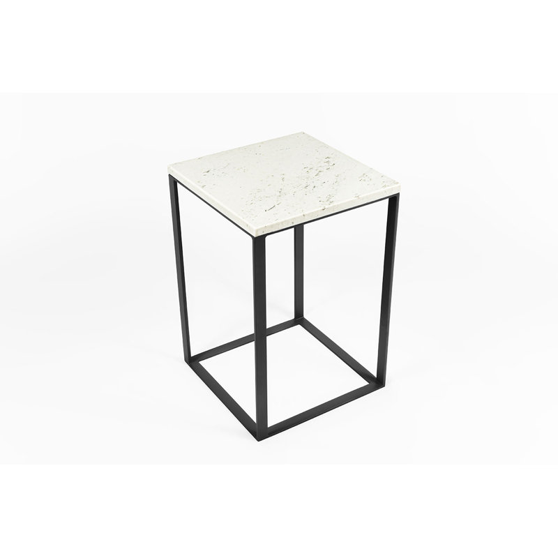 Abdul-Raqib Frame End Table, Black