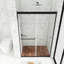 Porte de baignoire coulissante double encadrée l 60 po x H 72 po-90023654-90023653