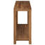 110 cm W Solid Wood Top Console Table