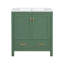 Meuble-lavabo de 60 po avec lavabos doubles - Armoire élégante pour la propreté et la fonctionnalité-153976140-153976142