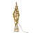 Kurt Adler 11.8-Inch Battery Operated LED Lighted 5-Point Gold Metal Star Tree Topper