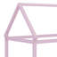 Lit simple pour enfant en forme de maison-2086260664