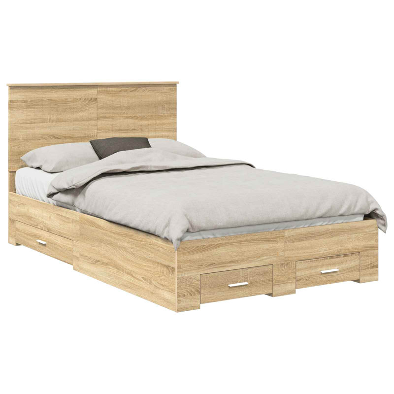 Bed, Sonoma Oak, Small Double (4')