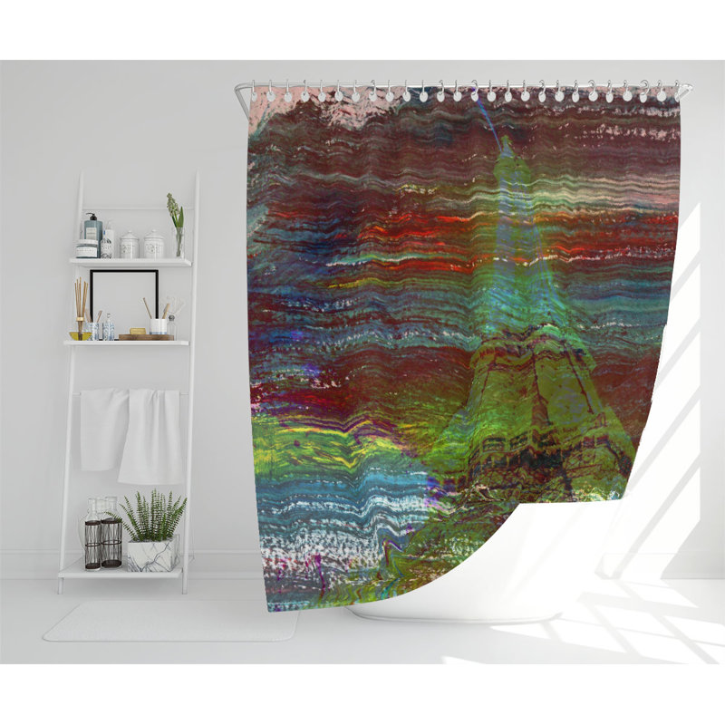 Dilmore Polyester Shower Curtain Set