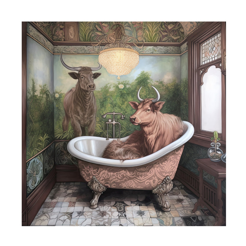 Art sur toile Sasha Bathtime 11, H 14 po x l 14 po