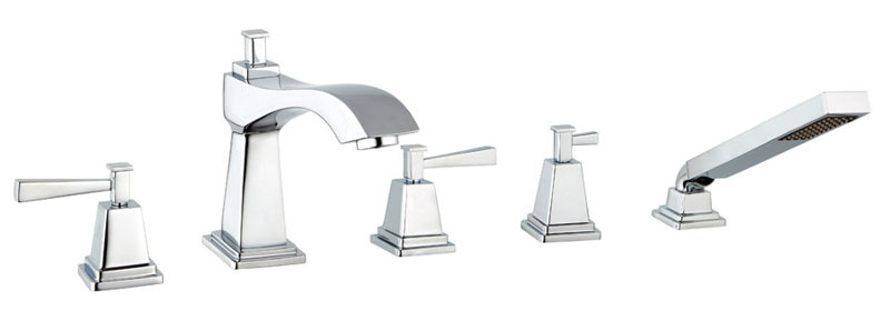 Plaza Tub Filler, Polished Chrome