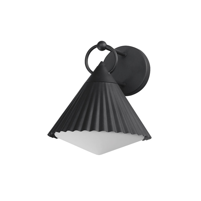 Odette Steel Wall Light, 11.5" H x 10" W x 11" D