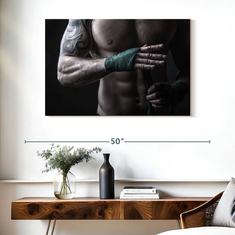 Sireci Boxing Preparation, 26" H x 39" W