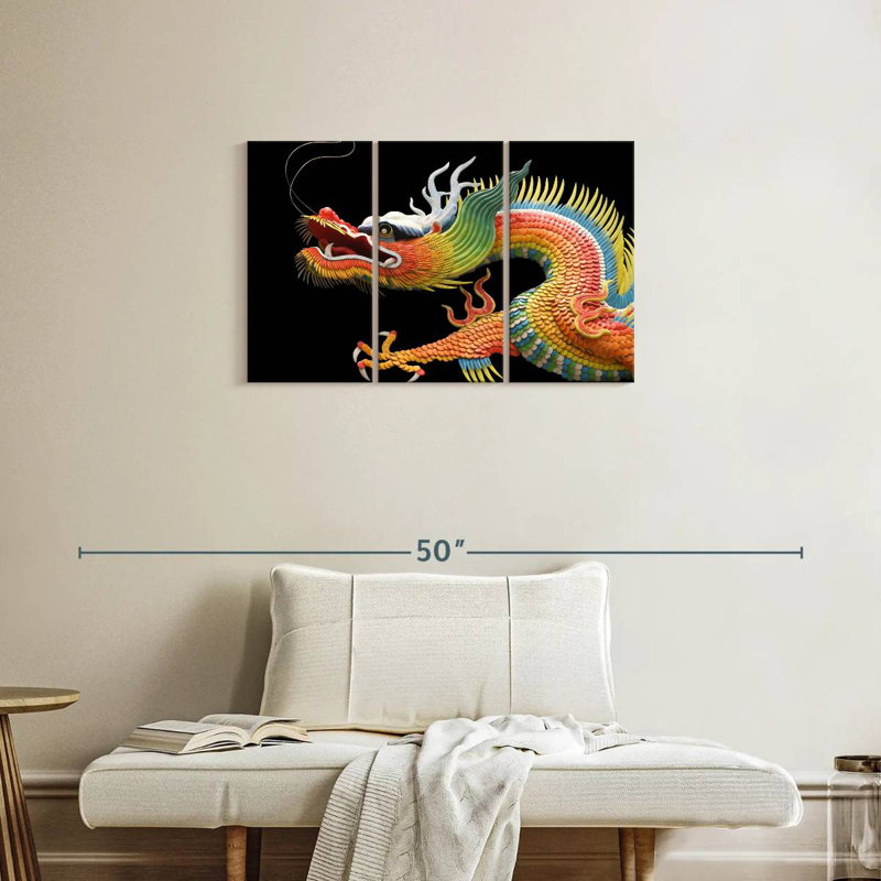 Brampt Traditional Dragon, 20" H x 33" W