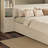 Multi-function USB Platform Bed With Large Storage Bookcase and Nightstand-947083650