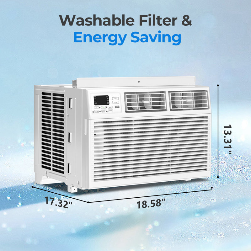 10000BTU Cooling Only Window Room Air Conditioner With Remote Control for Home/Office/Dorm
