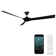 Torque Indoor/Outdoor 3-Blade Smart Ceiling Fan 70" and Remote Control, Works With Alexa and iOS or Android App