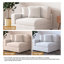 Upholstered Corduroy Armchair-969261018