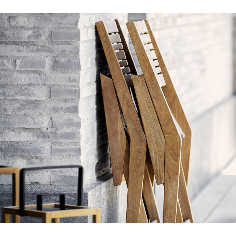 Flip Teak Folding Armchair