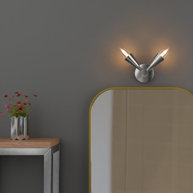 Bocchino Armed Sconce, Chrome