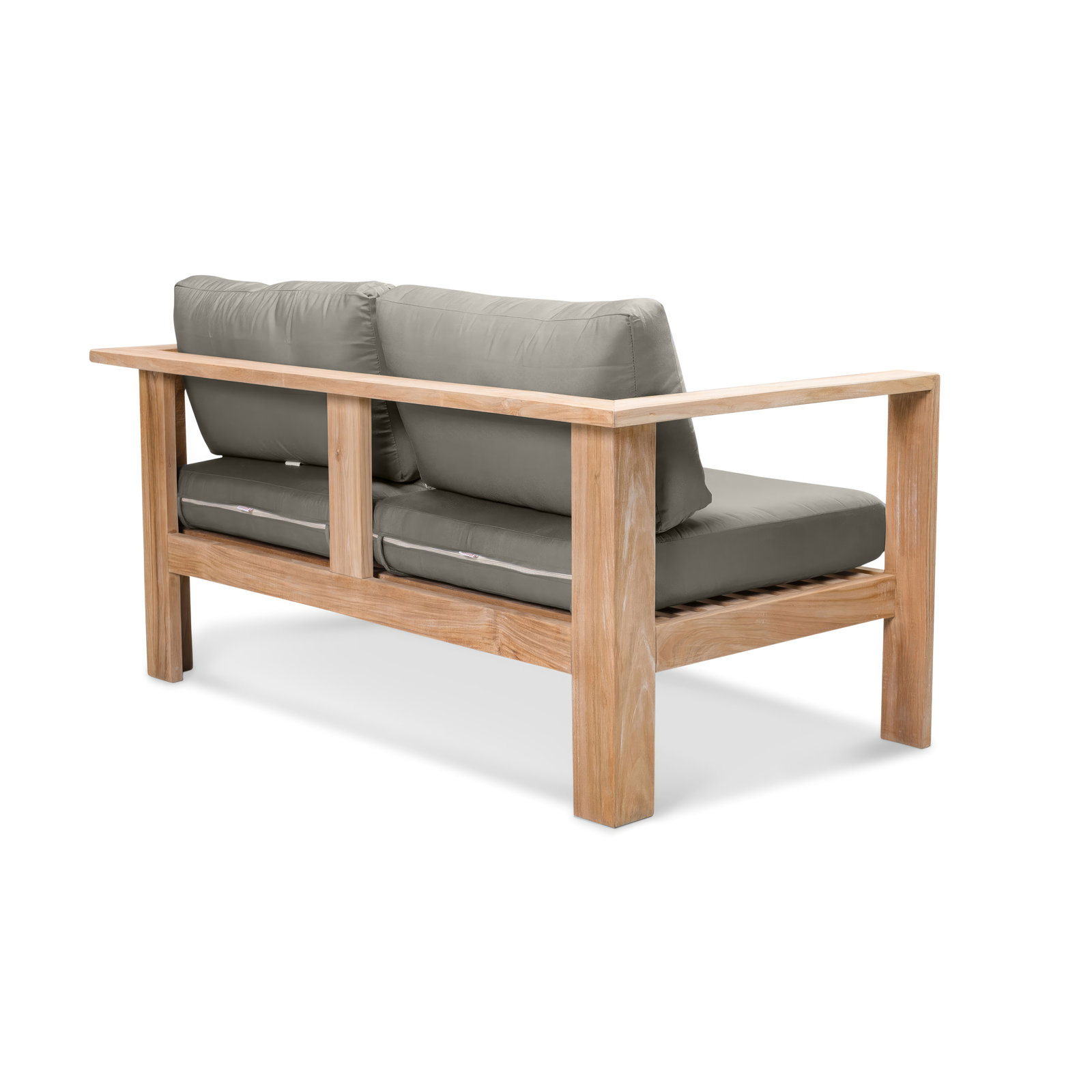 Sonoma 59" Sunbrella® Patio Loveseat, Canvas Charcoal Sunbrella® Canvas