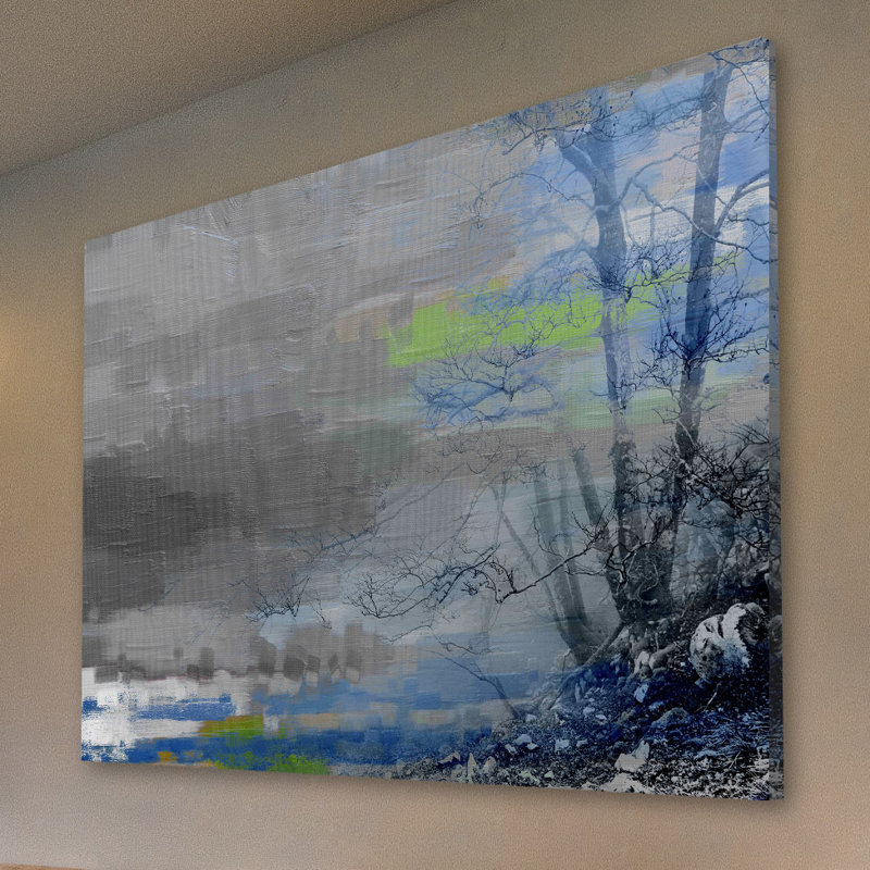 « grey solitude » par parvez taj,, reproduction d’art sur toile tendue, 30 po x 45 po