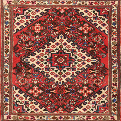 Tapis traditionnel mehroon/noir/crème