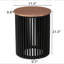 Table d'appoint en bois massif ACACIA