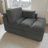 Stoneville 42" W Upholstered Chaise Lounge with Pillow and Solid Wood Leg-1301006689-1332456936
