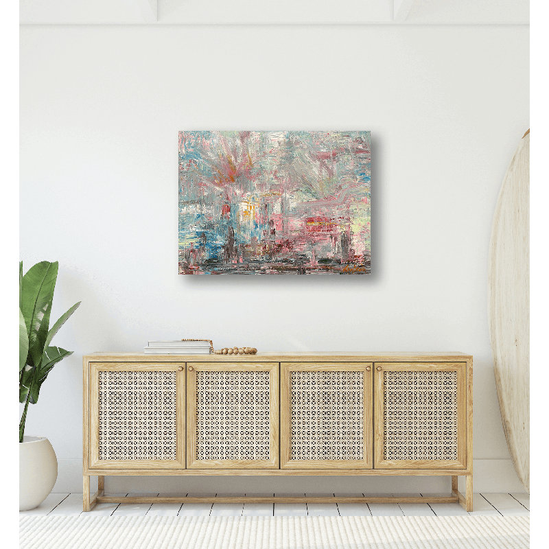 Candy Apple - Artist Enhanced Canvas Print, Wrapped Canvas, 30" H x 40" W x 1.5" D
