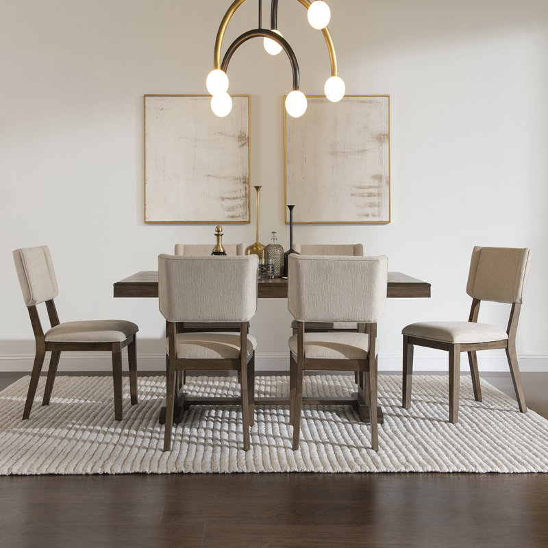 Mattia Eileen Solid Wood Dining Table