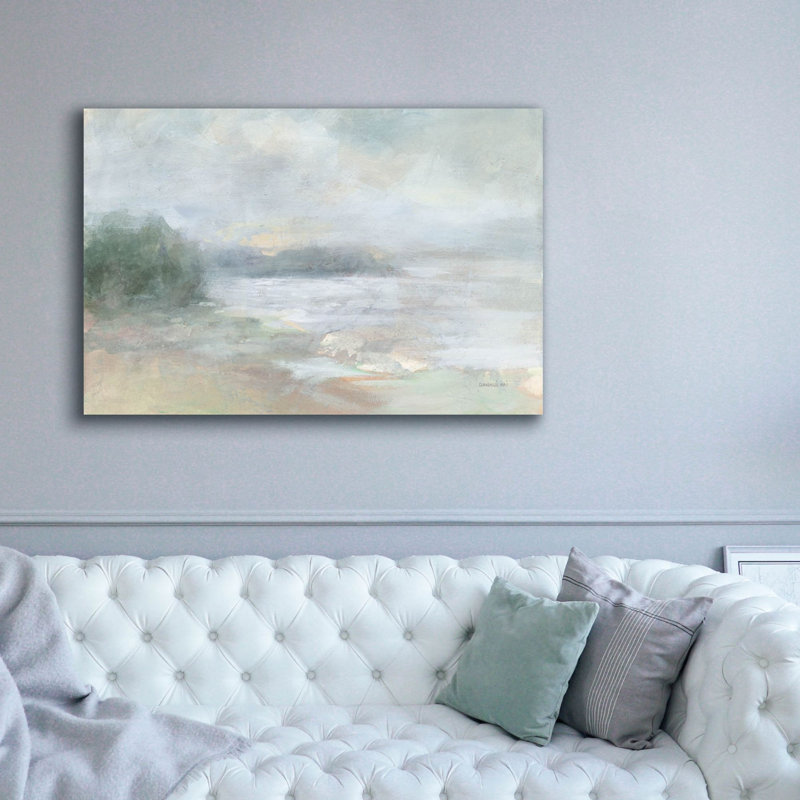 «Bay Fog» par Danhui Nai, art mural sur toile, H 40 po x l 60 po
