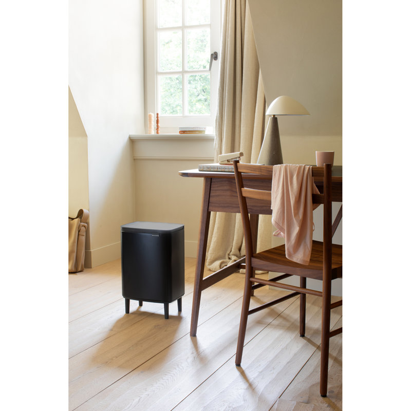 Brabantia 12 Litre Bo Waste Bin Hi, Matt Black