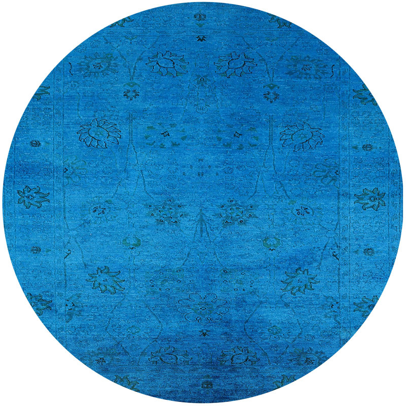 Anitza Floral Indoor Rug, Round 6'