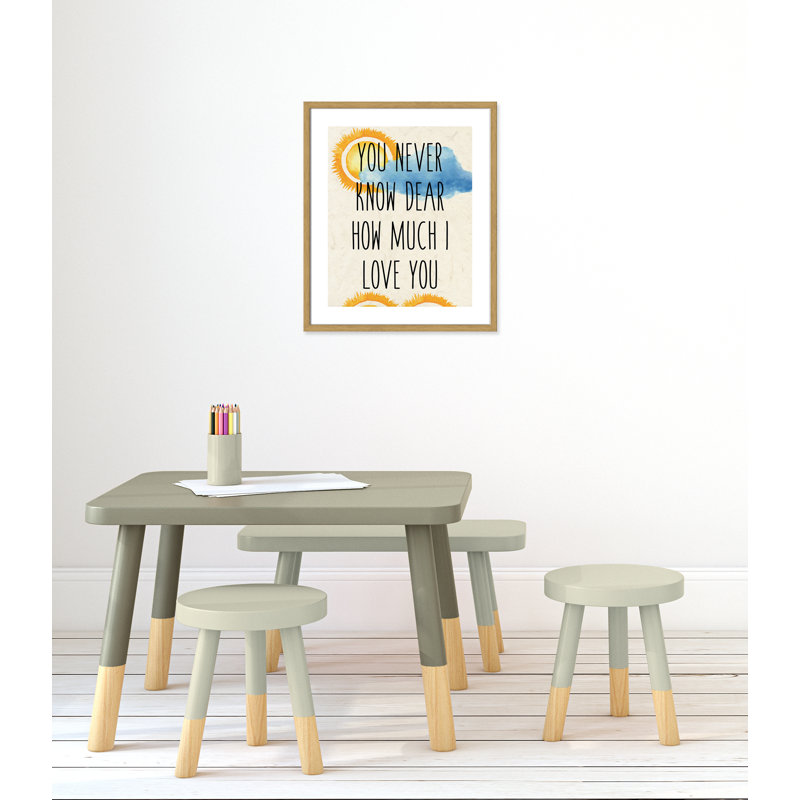Impression sur papier Sunshine C, H 24,5 po x l 20,5 po x P 1,18 po, Encadré de boîte chêne